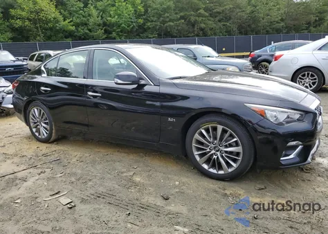 2018 Infiniti Q50 3.0T Luxe from USA, damaged, VIN JN1EV7AP4JM365757